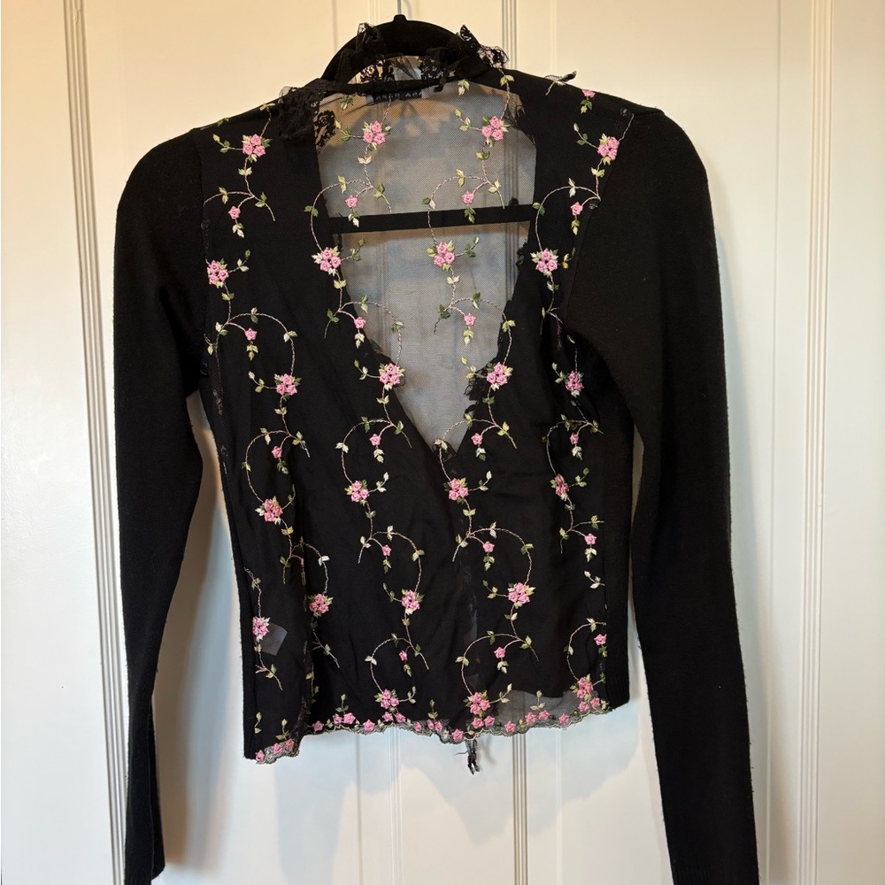 Ana Capri Black Cardigan